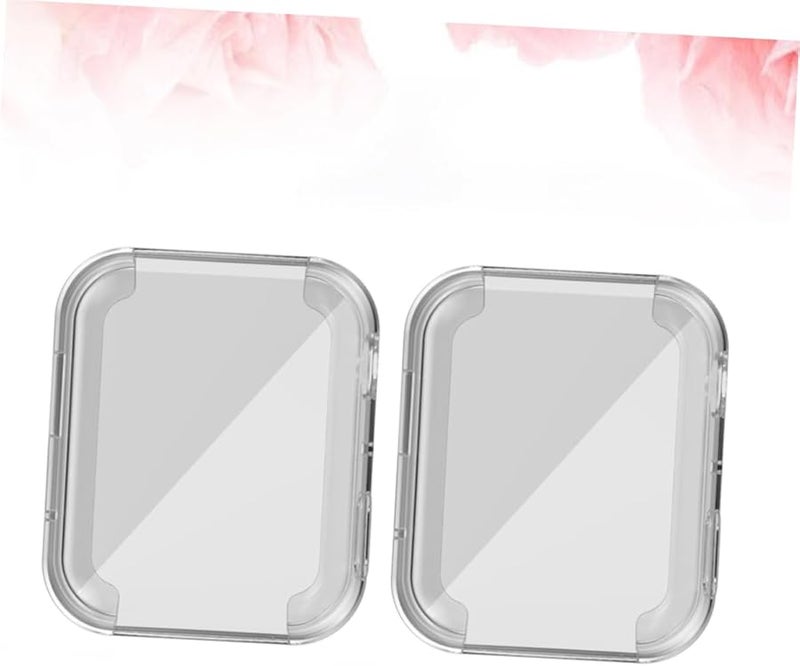 Jojofuny 2 حزمة Soft TPU Rubber Protective Case Cover For Watch Scratch Resistant - Image 4